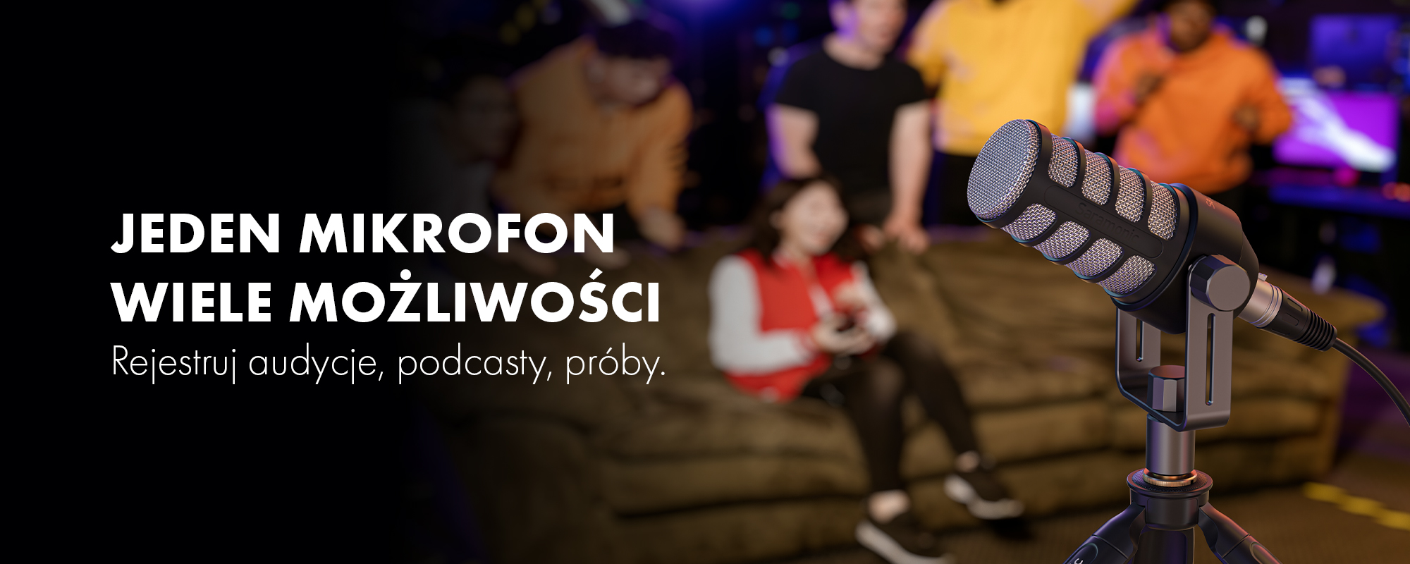 Mikrofon do podcastów Saramonic SR-BV1 ze złączem XLR